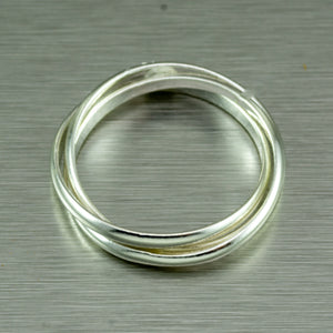 Silver Russian Wedding Ring  (2mm)