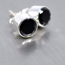 Load image into Gallery viewer, Gemstone studs - available in 10 different semi-precious stones - Gemstonz Silver